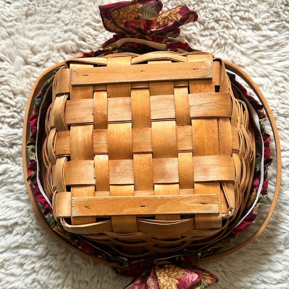 vintage apple basket with handles - Picture 4 of 6